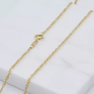 14k Yellow Gold Singapore Chain (1.8 mm)