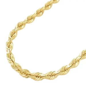 14k Yellow Gold Light Rope Chain (4.30 mm)
