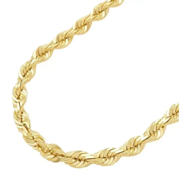 14k Yellow Gold Light Rope Chain (4.30 mm)